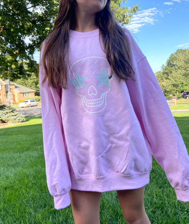 Star Eye Skull Crewneck Sweatshirt